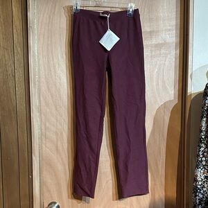 Women's Burgundy Leggings